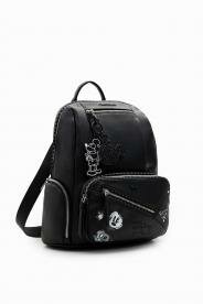Desigual Mickey rock chester fekete hátizsák 1 23WAKP02