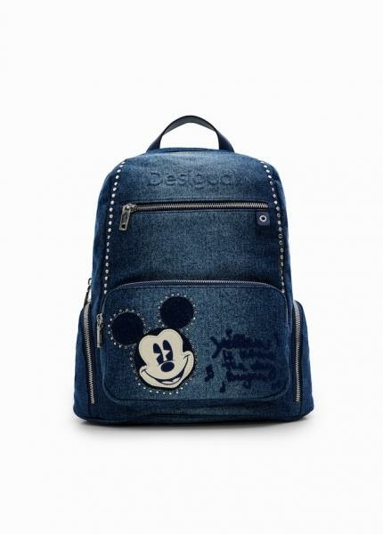 Desigual Mickey rock denim chester hátizsák 24SAKD06