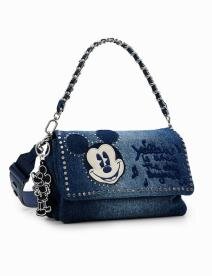 Desigual Mickey rock denim dortmund táska 24SAXD06