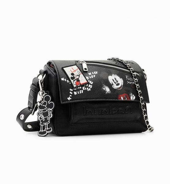 Desigual Mickey rock phuket mini fekete táska 23SAXP60