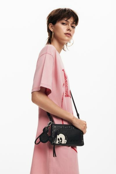 Desigual Mickey Studstyle lis fekete táska 24WAYP35