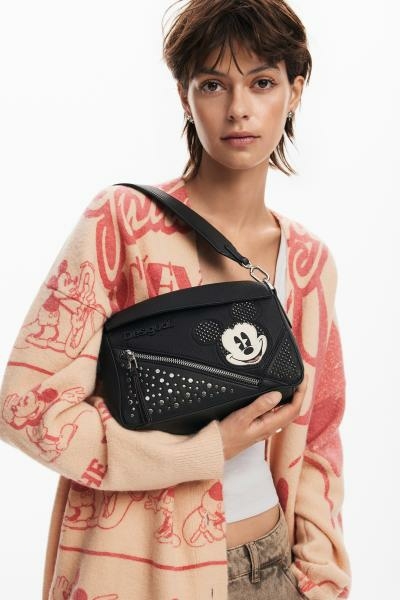 Desigual Mickey Studstyle Phuket fekete táska 24WAXP71