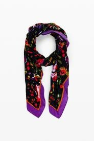 Desigual Mixed flowers lila sál 24WAWA21