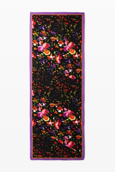 Desigual Mixed flowers lila sál 24WAWA21