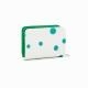 Desigual New splatter maya zöld fehér pénztárca 24SAYP11/1000