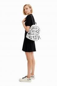 Desigual Onyx mombasa mini virágmintás hátizsák 23SAKP23/1001