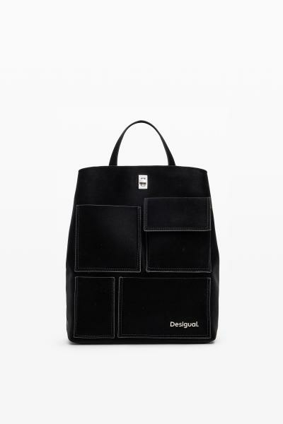 Desigual Pocket face sumy fekete hátizsák 24WAKP35