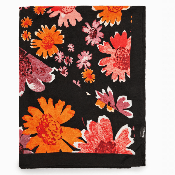 Desigual Poppy flower színes sál 24SAWA27