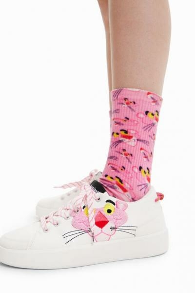Desigual Sock pink panther rózsaszín zokni 22WALA17