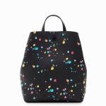 Desigual Splatter sumy pöttyös fekete hátizsák 23WAKP11