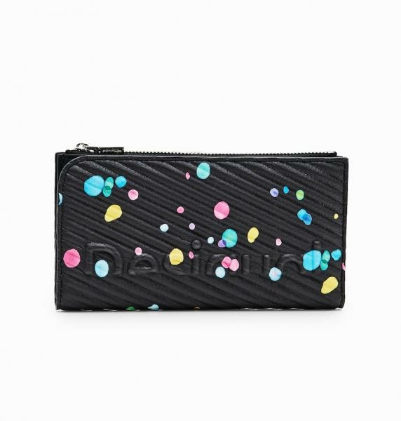 Desigual Splatter23 Emma fekete pénztárca 23WAYP15