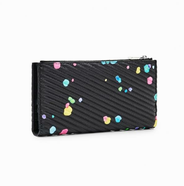 Desigual Splatter23 Emma fekete pénztárca 23WAYP15