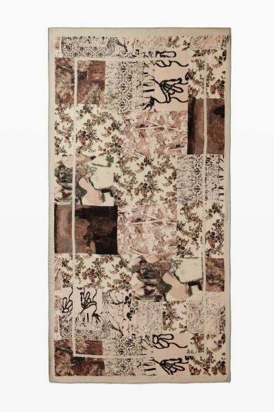 Desigual Tapestry rectangle barna sál 24WAWA27
