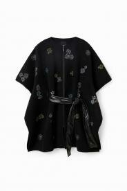 Desigual Threadflor milan fekete poncsó övvel 23WAIA02