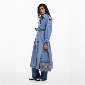 Desigual Yoko pu denim dortmund kék táska 25SAXP47