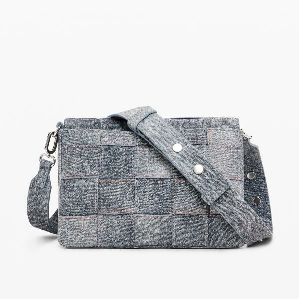 Desigual Yoko pu denim dortmund kék táska 25SAXP47