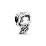 Disney Aranyhaj Rapunzel ezüst charm