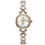 Dreamline Diamond gyémánt indexes gyöngyház rozé és ezüst női karóra