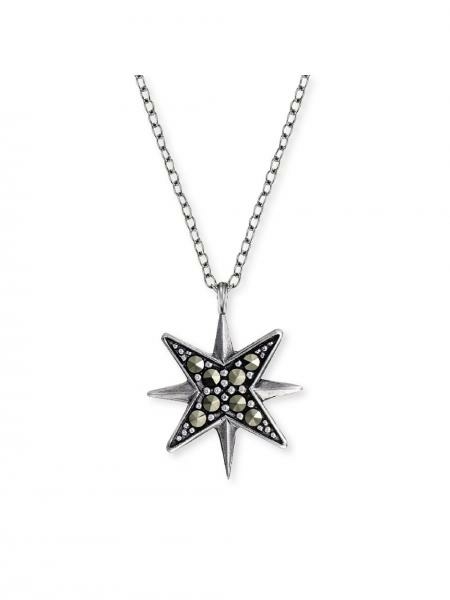 Engelsrufer Csillag ezüst nyaklánc markazittal ERN-LILSTAR-MA