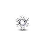 Hópehely ezüst charm cirkóniával