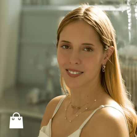 Jackie Gold aranyozott fülbevaló és rétegzett nyaklánc