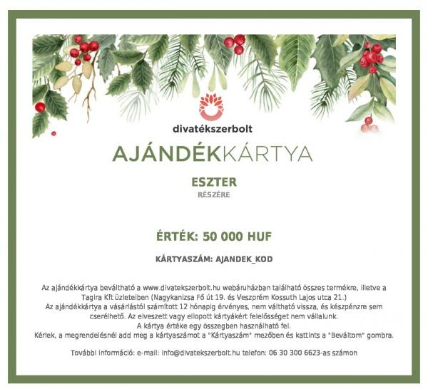 Karácsonyi ajándékkártya