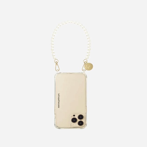 La Coque Agathe fehér rövid telefon lánc LE314889