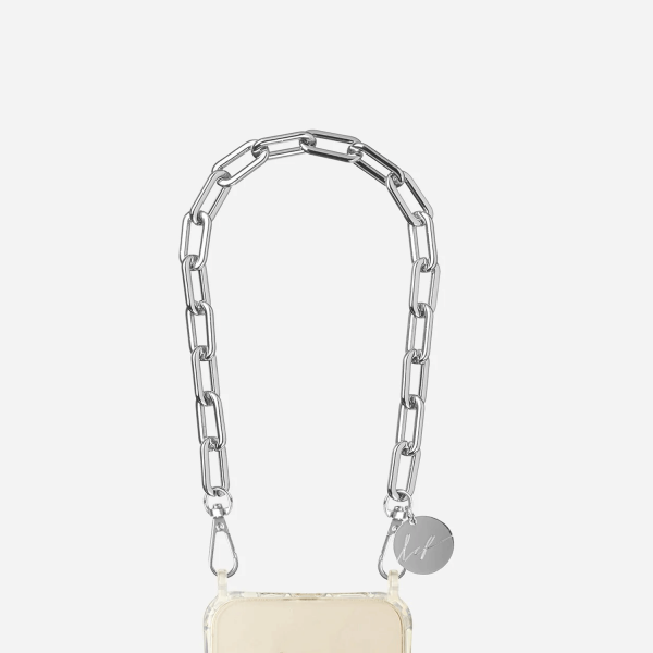 La Coque Billy ezüst színű rövid telefon lánc LE313055