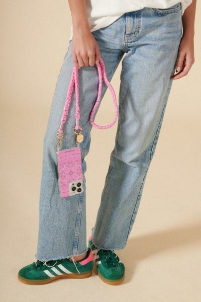 La Coque Della pink és arany telefonlánc LE314907
