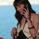 La Coque Doha fekete telefonlánc színes kövekkel LE318706