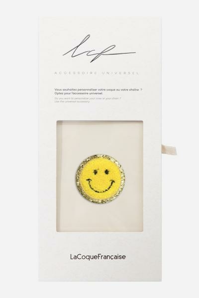 La Coque Sárga smiley telefontok matrica LE314635