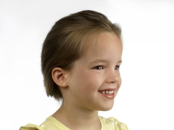 Lisa Szikrázó pillangó arany gyerek fülbevaló JTAG-4450