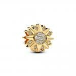 Nap aranyozott shine charm