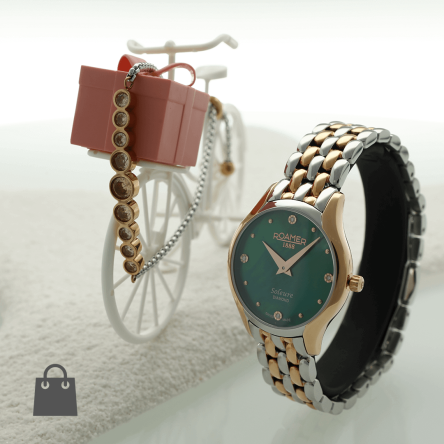 Női Roamer óra gyémánttal és Nomination karkötő 