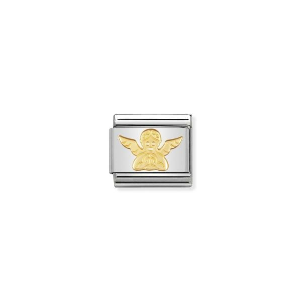Nomination Arany angyal charm 030105-04