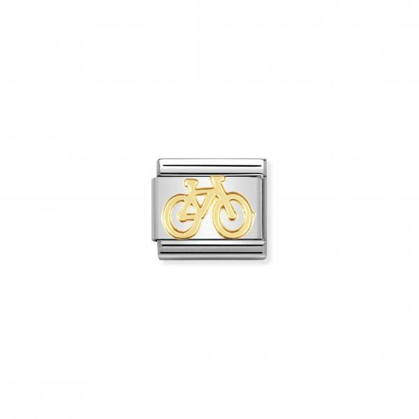 Nomination Arany bicikli charm 030108-04
