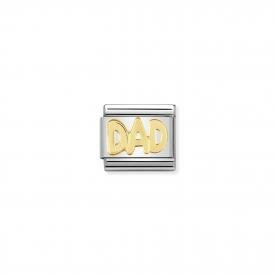 Nomination Arany DAD charm 030107-11