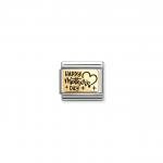 Nomination Arany Happy Mothers Day charm 030166-36