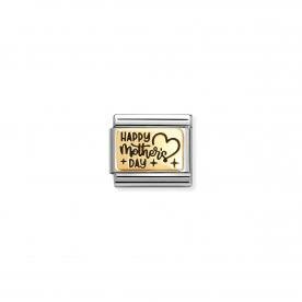 Nomination Arany Happy Mothers Day charm 030166-36