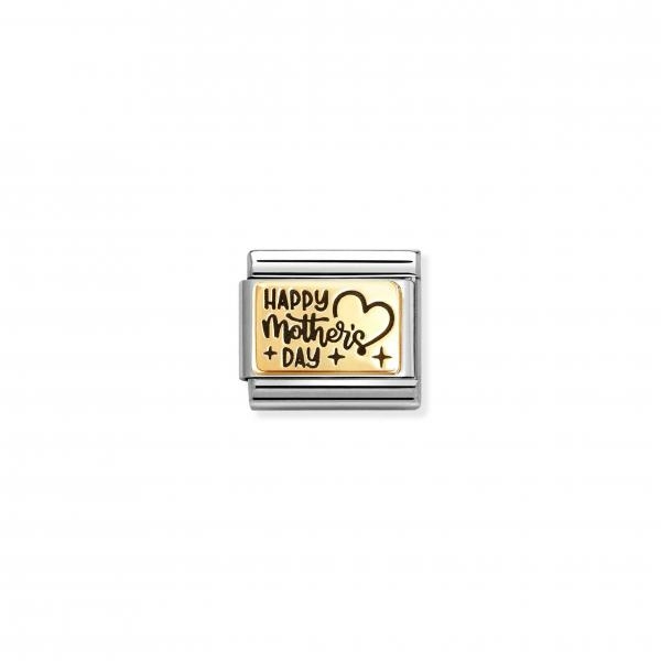 Nomination Arany Happy Mothers Day charm 030166-36