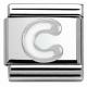 Nomination C betű ezüst charm tűzzománccal 330205-03