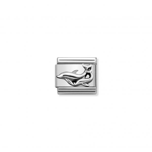 Nomination Delfin ezüst színű charm 330101-29