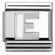 Nomination E betű ezüst charm tűzzománccal 330205-05