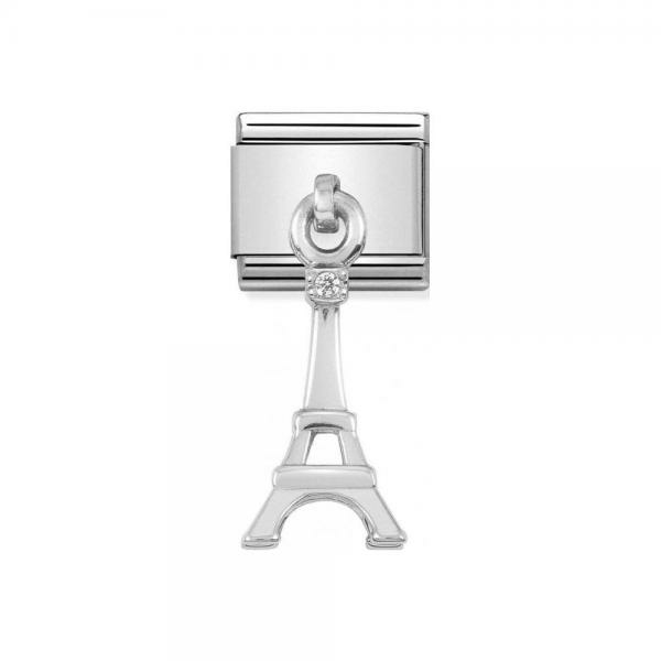 Nomination Ezüst színű függő Eiffel torony charm 331880-01