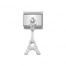 Nomination Ezüst színű függő Eiffel torony charm 331880-01
