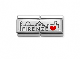 Nomination Firenze dupla ezüst charm 330721-11
