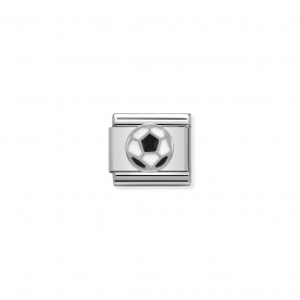 Nomination Futball labda ezüst színű charm 330202-13