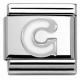 Nomination G betű ezüst charm tűzzománccal 330205-07