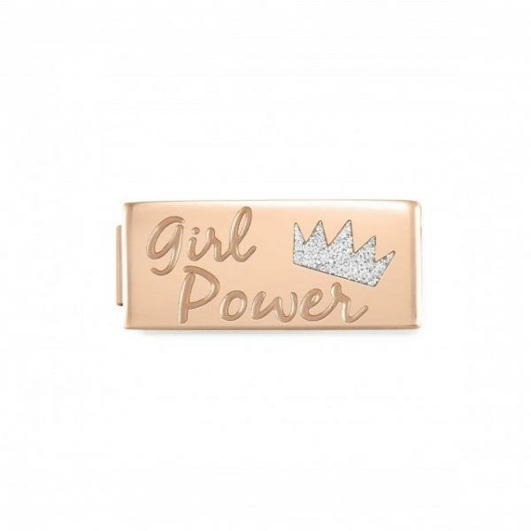 Nomination Glam dupla girl power rozé charm 230702-01