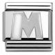 Nomination M betű ezüst charm tűzzománccal 330205-13